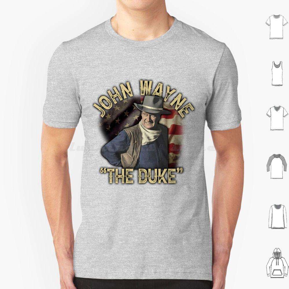 John Wayne The T Shirt Cotton Men Women DIY Print John Wayne Absinthe Joanne Cinema Fotografia Magliette The John Wayne Bravo