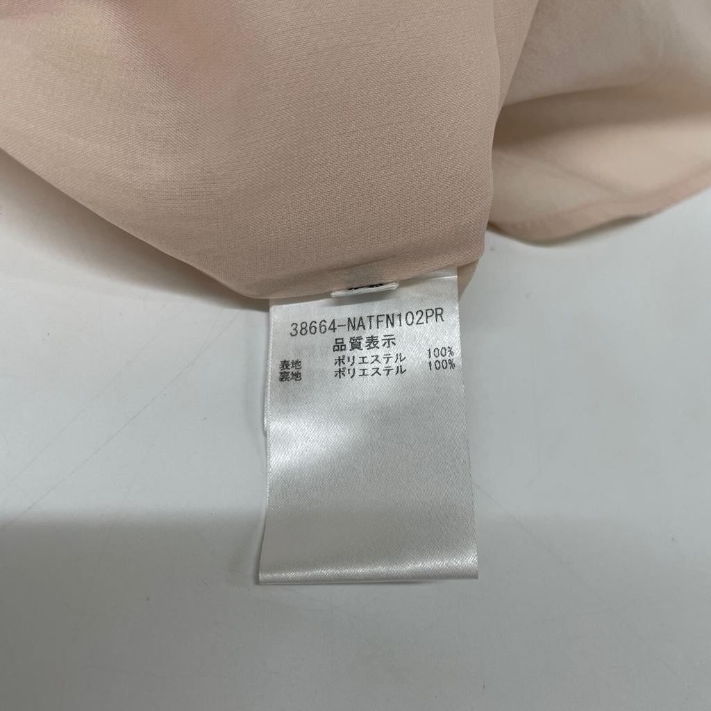 FOXEY NEW YORK 38664 Pink Polyester Back Tuck Blouse Terracotta Sleeveless Blouse tops 38 pinkUsed