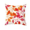 Autumn Maple Leaf Fresh Printing Pattern Polyester Cushion Cover for Home Living Room Sofa Bedroom Decoration Pillow Cover