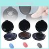 Portable Fingerprint Ink Pad Mini Quick-drying Ink For Clear Imprints In Red Blue And Black