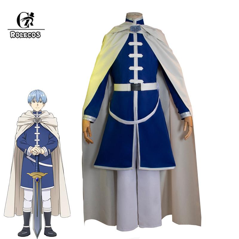 

Anime Sousou No Frieren Himmel Cosplay Costume Men Combat Uniform Halloween Carnival Suit Full Set With Cloak XXL