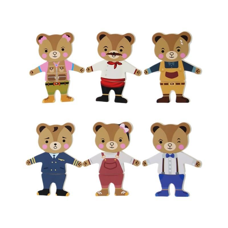 Learning Wooden Early 3d Puzzle Toys Children Matching Dexterity Exercise Gift