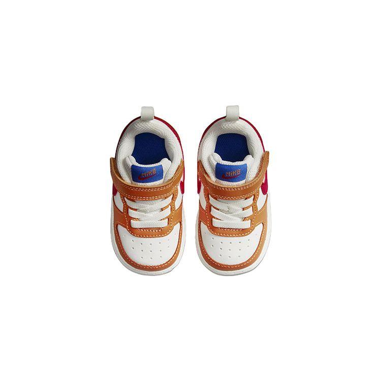 Nike Court Borough Low 2 TD Sail Hot Curry Baby Sneakers Cream Game-Royal University-Red BQ5453-119
