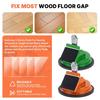 Floor Gap Fixer Heavy Duty Iron Suction Cup Floor Gap Repair Tool with Adhesive Pad Wood Laminate Textured Floors Floor Gap Remover
