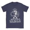 Freizeit The Regal Beagle T-Shirt für Herren Rundhals Reines Baumwoll-T-Shirt Kurzarm-T-Shirts Bedruckte Oberteile