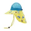 Dětská nová venkovní slunečník, opalovací čepice, prodyšná čepice s potiskem pro chlapce a dívky, plážová čepice s dinosaurem