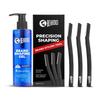 Beard Styling Tool And Shaping Gel 110 Ml Set Of 1 Precision Razor With Clear Non Foaming Shave Gel For Accurate Beard Lines