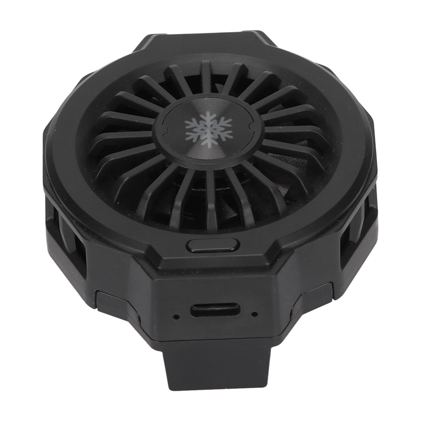 RGB Phone Cooler Dual Noise Reduction Magnetic Fixation Wireless Charging Double Protection RGB Mobile Phone Heat Sink