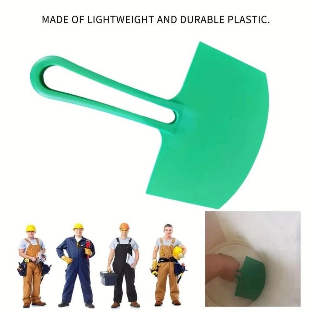 Plastic Material Putty Scoop Arc Shovel Wall Putty Skimming Trowel Construction