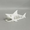 Unpainted Shark Skeleton Hideaway House 3D Printed Aquarium Underground Cave  Aquarium