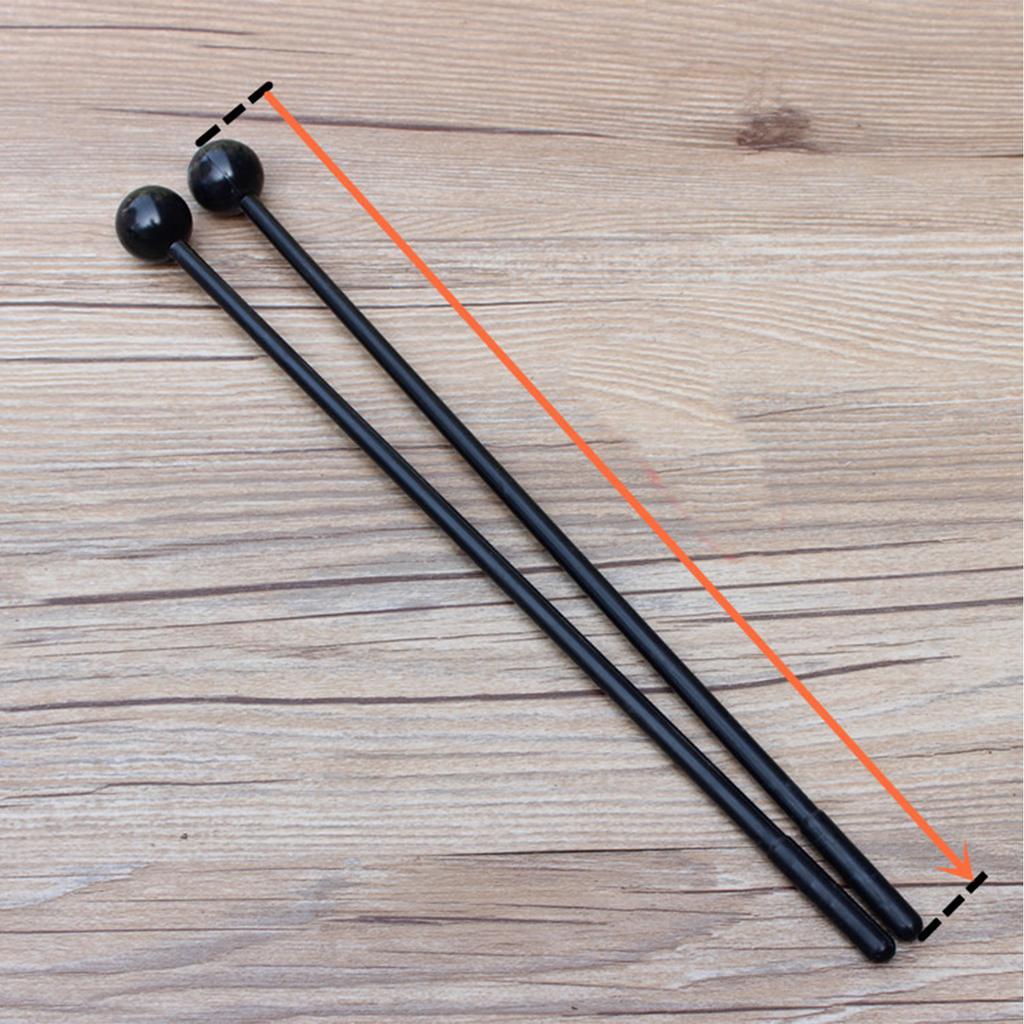 Drum Stick Mallet Orff Percussion Instrument Parts Music Early Education Teaching Aids Black Plastic