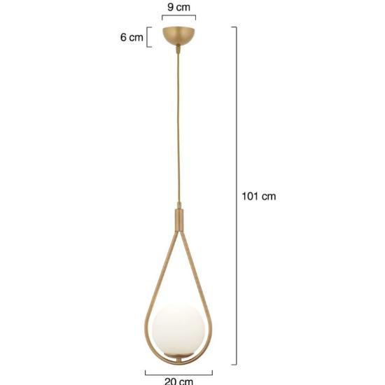 Mirza Einzelne antike Hängelampe, weißes Glas, moderne Hängelampe, Küche, Wohnzimmer, Hängelampe, Kronleuchter