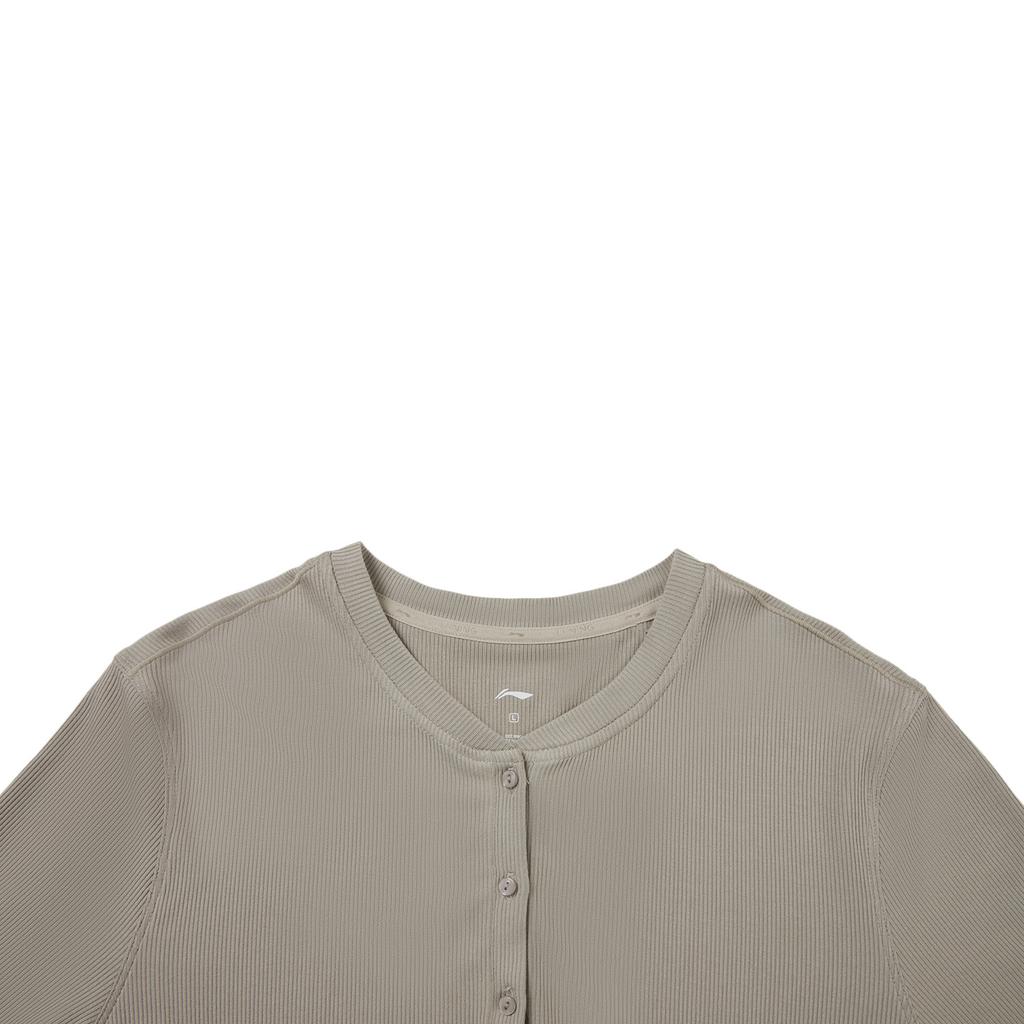 Li-Ning Antibacterial Quick-Dry Cool Fitted Crew Neck T-Shirt Women tops ATLW096-6