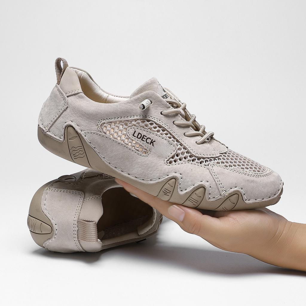 2025 popular large size men's and women's shoes outdoor casual shoes summer breathable mesh shoes sports shoes