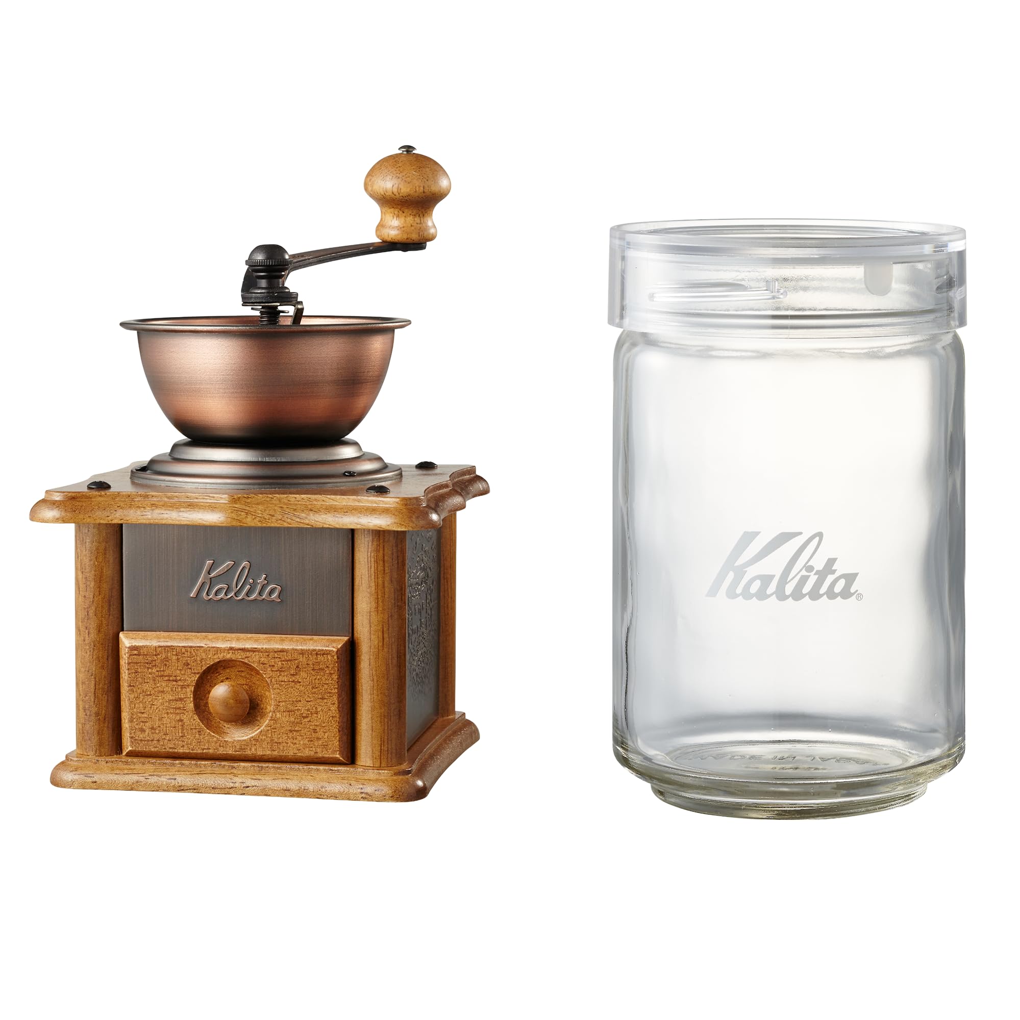 

Кофемолка Kalita с медными жерновами ALL Clear 300 Set AC, коричневый