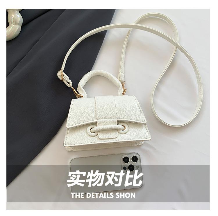Women'S Bag High-End Women'S Bag Niche Handbag Versatile Texture Mini Oblique Span Bag
