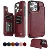 Wallet RFID Blocking Layer Protect Magnetic Flip Leather Case For Air 17 Pro Max 16e 16 15 Plus 14 13 12 11 XR Cover