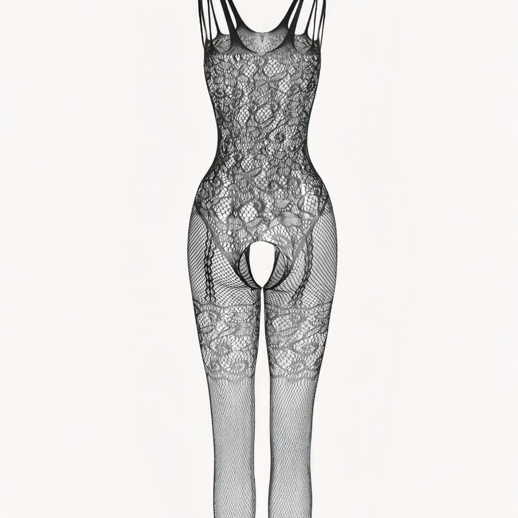 4PCS/SET Plus Size Sexy Lingerie for Women Erotic Fishnet Bodystockings Underwear Bodydoll Lingerie Costumes Bodysuits