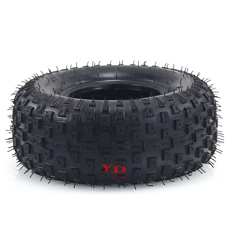 145/70-6 Inch Rubber Vacuum Tire for ATV, Lawn Mower, Beach, and Sightseeing Cars