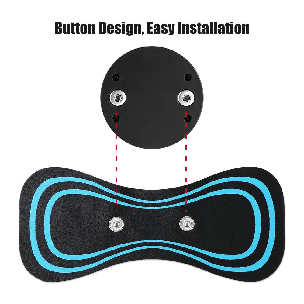 Durable And Safe Ems Cervical Spine Massager Mini Electric Neck Massager Tens Low Pulse Neck Back Body Muscle Stimulator Arm Leg Relaxation Pads