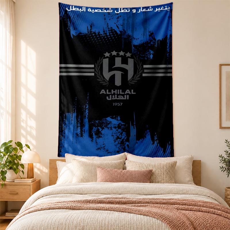 Al Hilal Riyadh Tapestry highquality for decorating living room bedroom dorm walls ideal as bedroom wallart orholiday gift