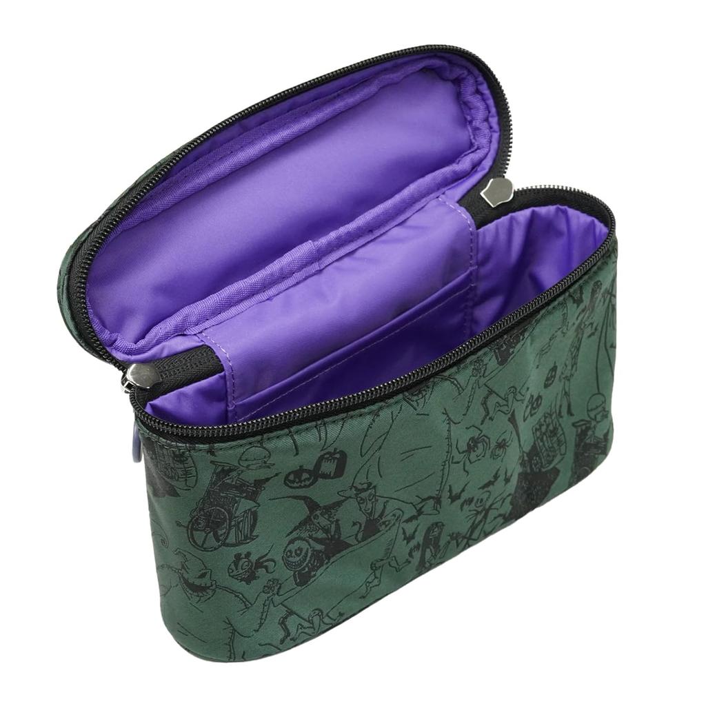 Disney Travel Pouch (Green) (The Nightmare Before Christmas Pattern) D48738B Green