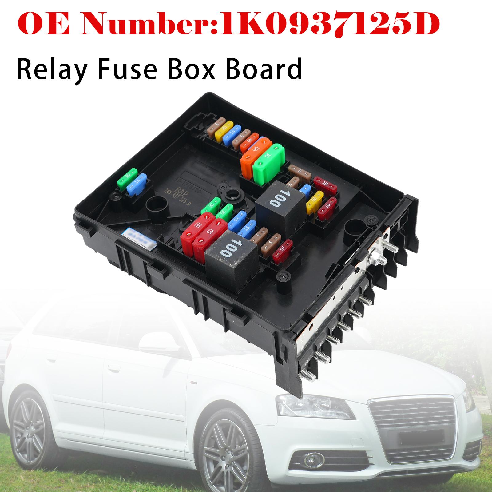 Relay Fuse Box Board 1K0937125D For VW Jetta Golf MK5 Eos Rabbit A3