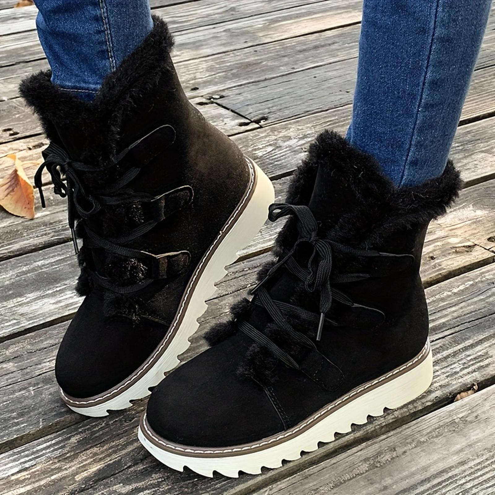 Women s Warm Fall And Winter Boots Color Casual And Stylish Women s Boots 36