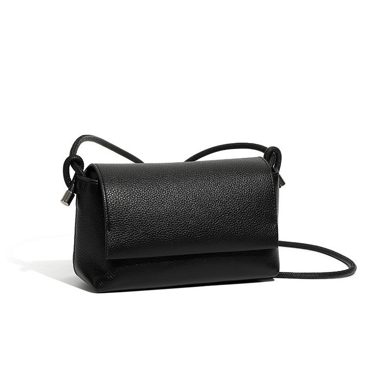 Top Layer Cowhide Hundred Styles Fashionable Women's Bag 2025 New Style Small Popular Single Shoulder Underarm Small Bag