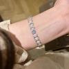 Douyin Blue Moonlight Designer Full Diamond High-end Bracelet Light Luxury Niche Exquisite Temperament Jewelry Women's Bracelet