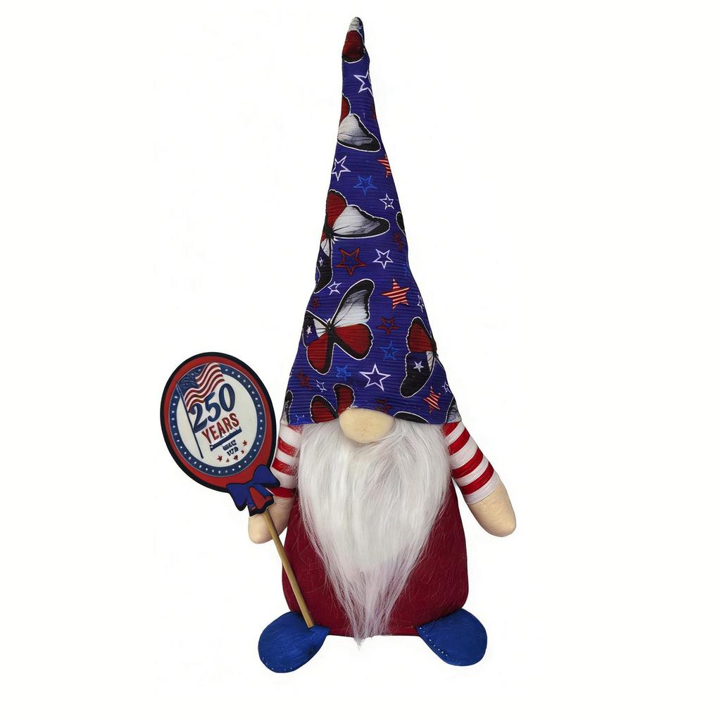 250th Anniversary USA Independence Day Gnome Faceless Doll Ornament