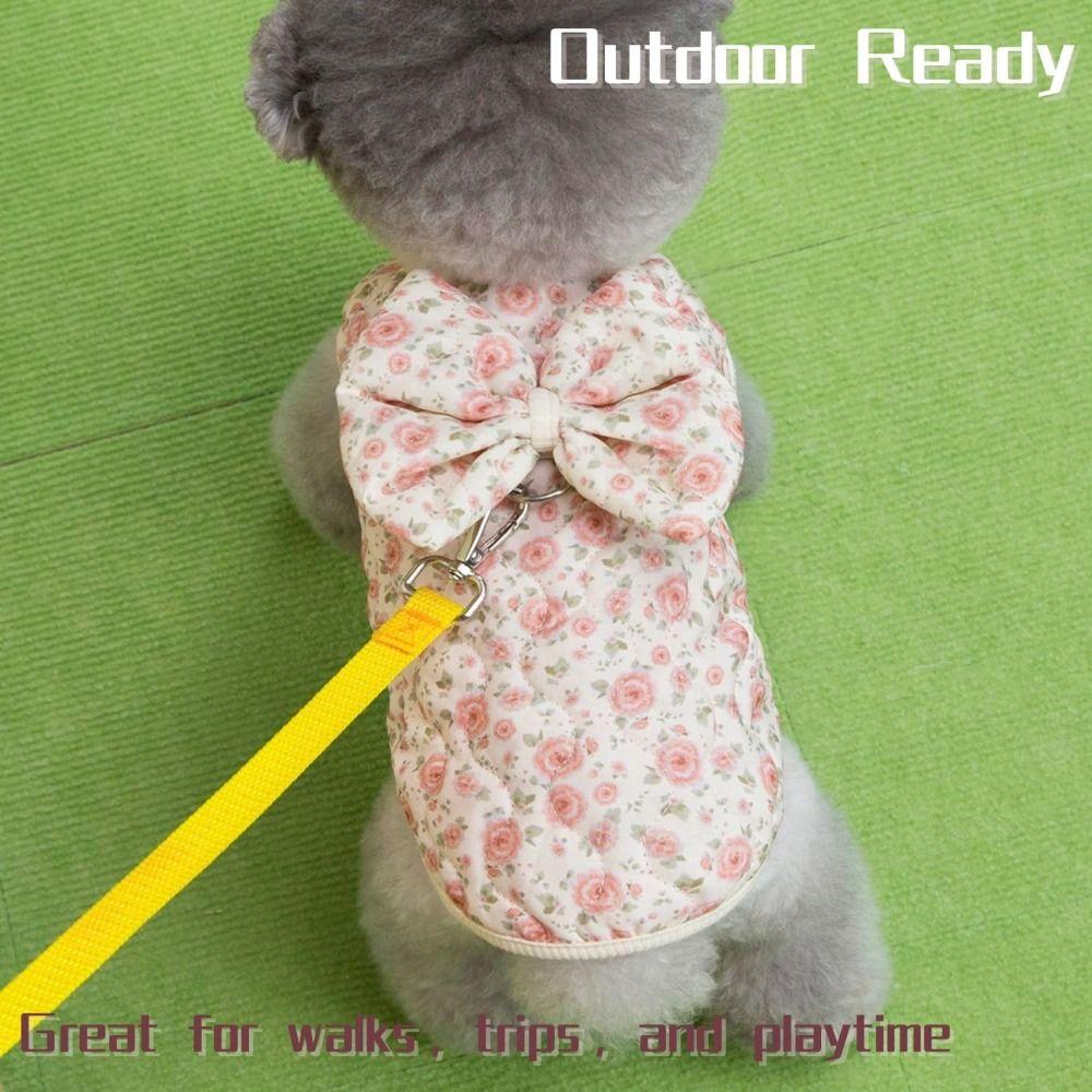 Thickened Puppy Vest Winter Warm Teddy Bear Coat Cute Cat Clothes  Pet Supplies