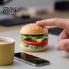 Durable Fidget Gifts for Kids Hamburger Squeeze Toy, Food Shape Slow Rising Realistic Stress Relief Toy Soft Burger Sensory Anxiety TPR Fidgets