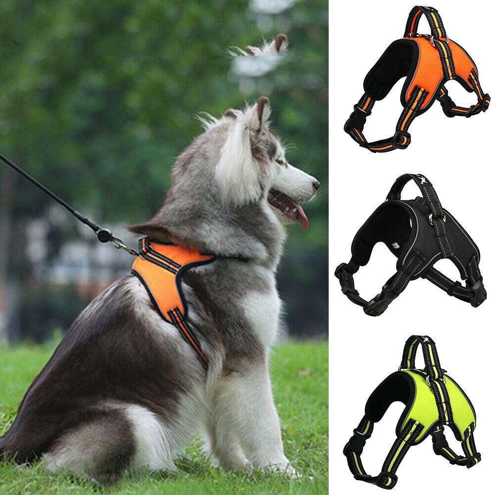 Stylish Anti-pull Reflective Dog Harness With Front Clip In Various Colors