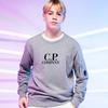 European & American CP Logo Casual Round Neck Hoodie