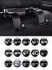 2PCS Car Seat Backrest Hidden Multi-Functional Hook Car Rear Seat Detachable Creative Headrest Small Hook For Alfa Romeo GT 4C