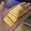 1 buc. Lingou de Aur Realist - Replica Metalică Rezistentă cu Aspect și Greutate Realiste, Decor Elegant pentru Casă, Living