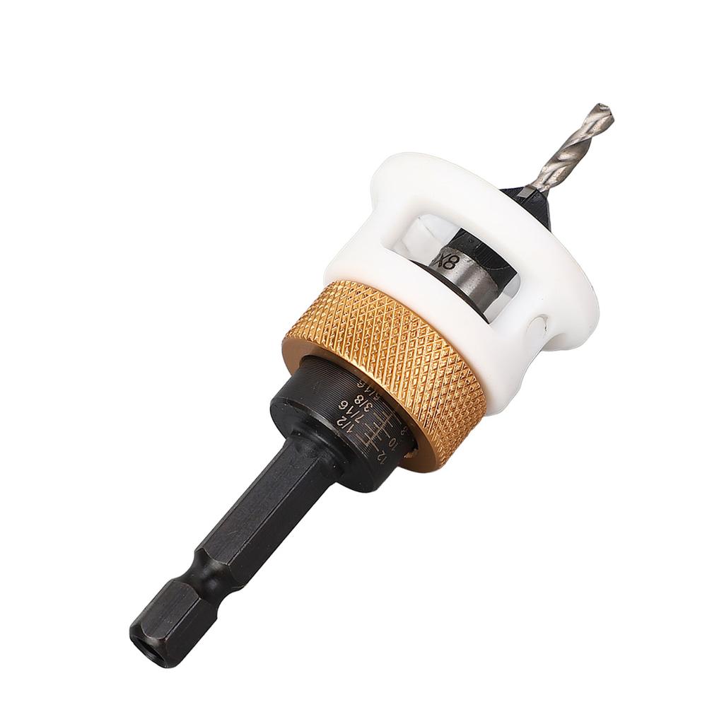 Countersink Drill Bit Alloy Steel 4 Flute Adjustable Depth Countersink Drill Bit for Woodworking