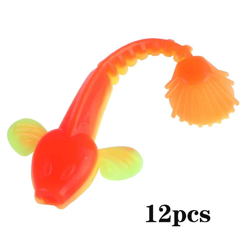 Soft Lure 4.5g 3.5in 90mm 12PCS/Lot Fishing Swimbait Lure Set Tail Worm Saltwater/Freshwater Fishing Baits