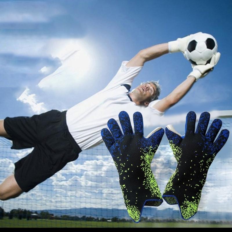 Goalkeeper Gloves, Football Glove Goalkeeper Gloves with Fingersave Goalie Gloves Breathable Football Goalkeeping Gloves