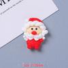 DIY Christmas Tree Santa Claus Resin Ornaments: Hair Clip, Phone Case, Bottle, Shoes, Clothing Stickers