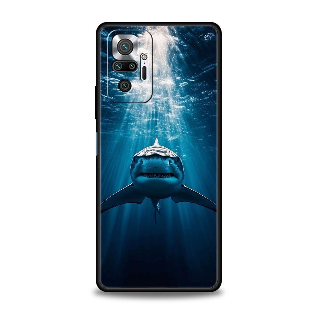 Shark Phone Case For Xiaomi Redmi Note 15 14 13 12 5G 11 10 Pro Plus 4G 9S 14C 13C 12C 10C Soft TPU Cover