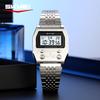 SKMEI Waterproof Digital Watch for Men Stainless Steel Sport Luxury Retro LED Electronic Mens Wristwatches Reloj Hombre