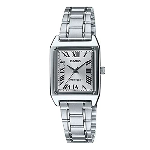 CASIO Standard LTP-V007D-7B Silber Damen-Quarz-Uhr