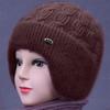 Winter Senior Hat Knitted Casual Warm Wool Hat