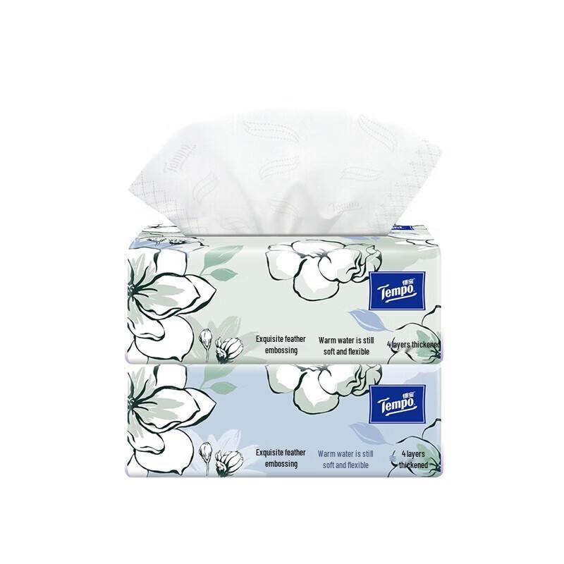 Tempo Jasmine Scented Facial Tissues & Handkerchiefs Bundle