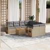 VidaXL Garden Lounge Set with Cushions 9 Pcs, Patio Sofas, Patio Furniture Set, Outdoor Furniture, Mix 3256822