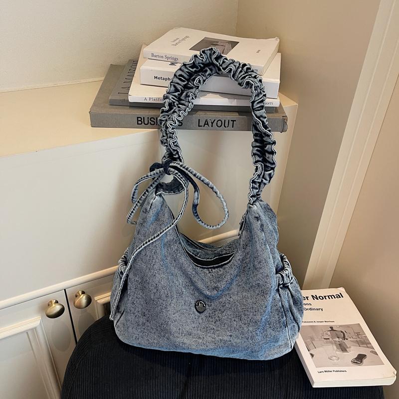 Fashi Large Capacity Spring Versatile Simple Commute Shoulder Bags 2026 High Quality Denim Super Cool Women's Crossbody Bags
