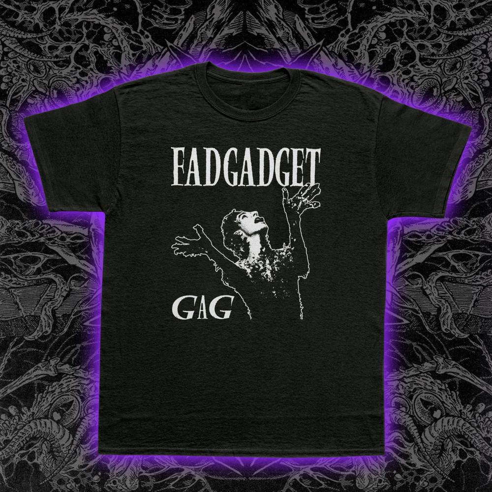 Fad Gadget Gag T-Shirt Industrial Synth Pop Post-Punk Mute Records Music S-5XL