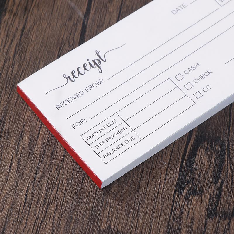 1 Receipt Book Carbonless Paper Thank You Receipt Book - Sales Order Small Business Invoice Book - (50 Each White/Yellow)